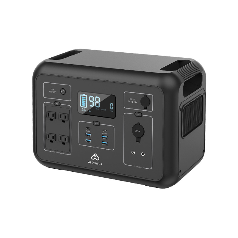 110V 220V 1000W 1200W DC AC Solar Portable Power Station