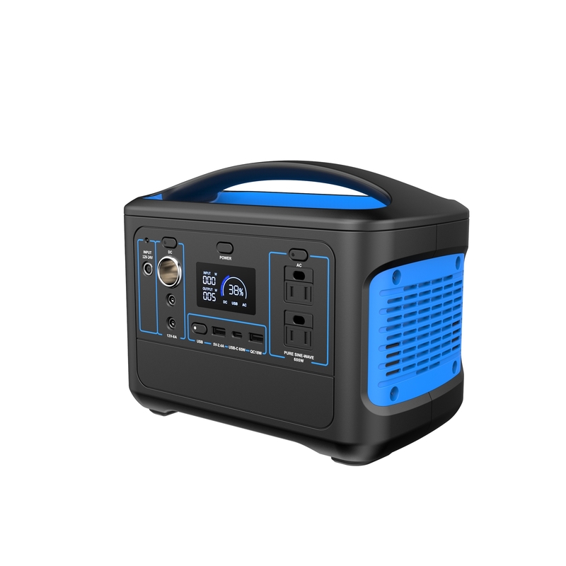 USB Quick Charge Solar Portable Lithium Battery Power Station 300W 600W